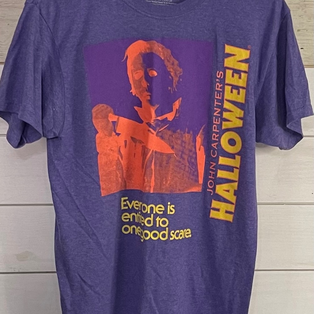 "Purple Halloween Thrills: Everyone deserves  one good scare